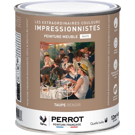 PEINTURE MATE POUR MEUBLE TAUPE RENOIR 1L  - PERROT