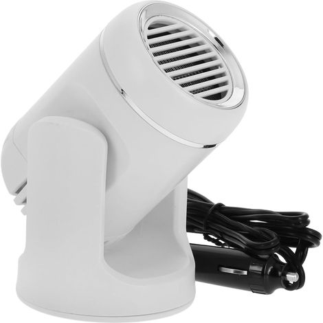 Calefactor giratorio para coche para descongelar y enfriar, ventilador portátil con calefacción y aire acondicionado para parabrisas e interior, ajustable (1/5)