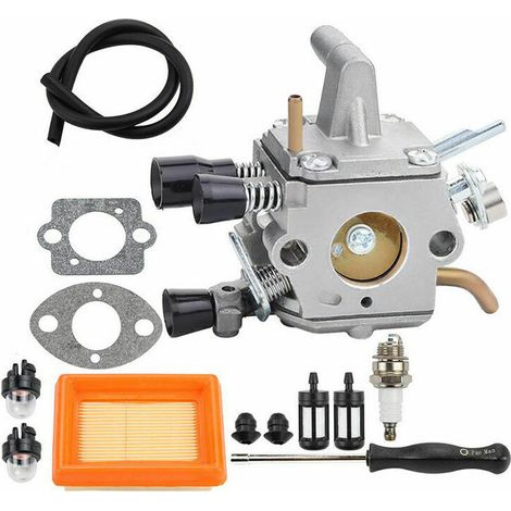 Carburateur pour Stihl FS120, FS120R, BT120, BT120C, FS200, FS200R, SP200, FS250, FS250R, HT250, FT250, FS300, FS350, FR350, FR450, FR480, FR480C - Pièces détachées 4134 120 0653 4134 120 0652 (1/5)