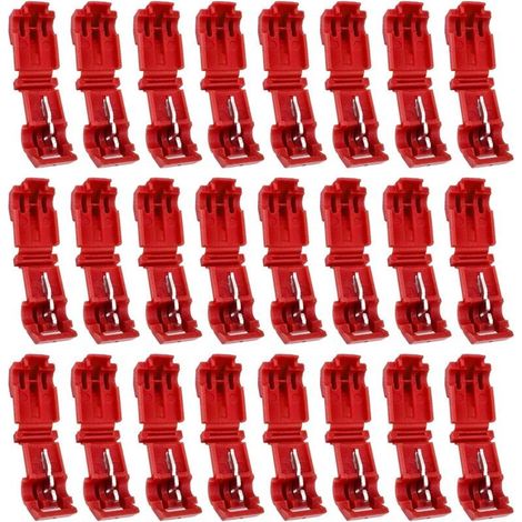 24 pinces de connexion pour robot tondeuse, câble périphérique, connecteur en T, Power Thief pour tondeuses, robots tondeuses, Husqvarna Automower, Worx, Bosch (1/4)