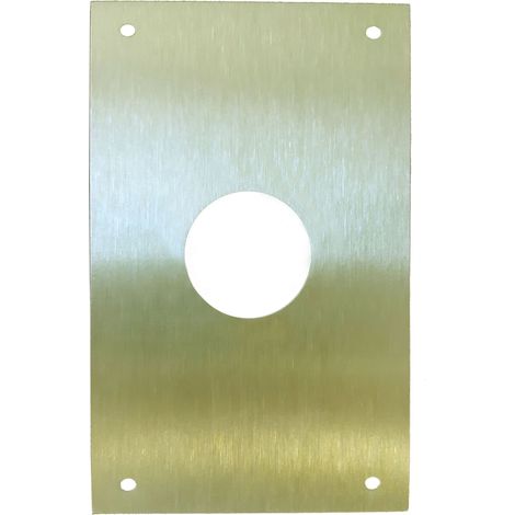 PLACA CERRADURA 80X120MM BOCALLAVE REDONDA Ø28MM M-51/80120R (1/3)