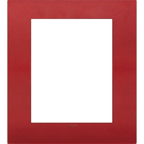 VIMAR - 19668.75 Plaque d'immatriculation classique 8M rouge mat