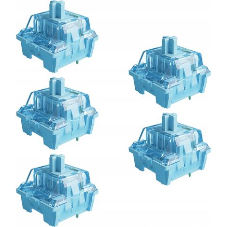 AKKO V3 Cremeblaue Schalter, 5 Stück für mechanische Tastaturen (1/4)