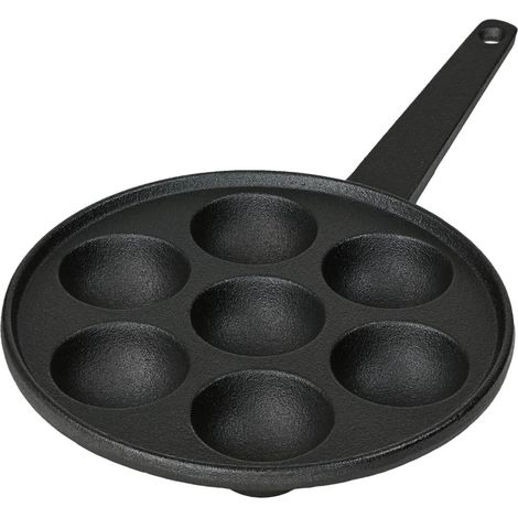 Pförtchenpfanne Gusseisen induktionsgeeignet Pfanne Pförtchen Schnecken