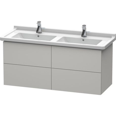 Mueble de baño L-CUBE 469x1220x558mm hormigón