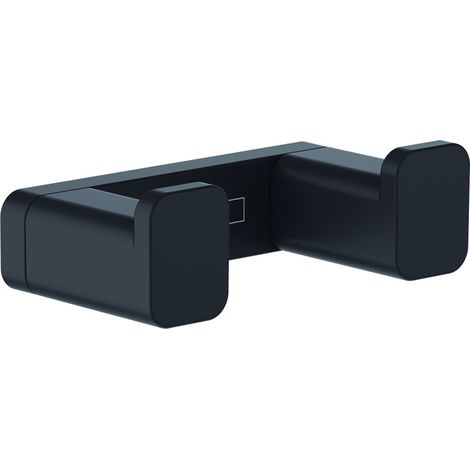 Hansgrohe AddStoris - Gancho doble, negro mate 41755670