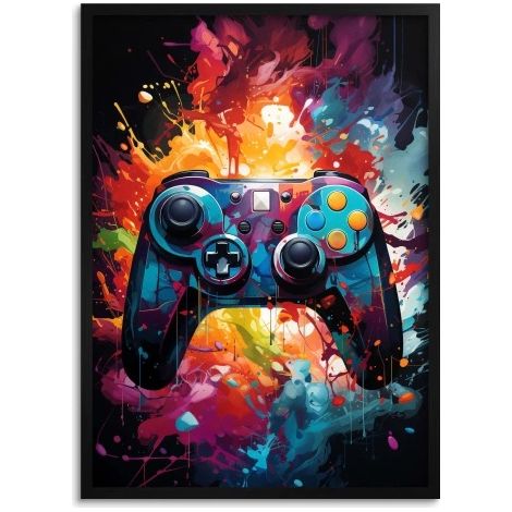 Affiche encadrée moderne avec image de jeu pour console Xbox pour joueurs (1/5)