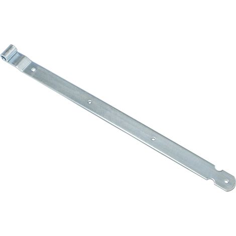 Ladenband verzinkt 70 cm - gekröpft