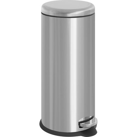 Poubelle de cuisine, en acier inoxydable, 30 L, pour cuisine maison, tri et hygiène, usage cuisine maison (1/5)
