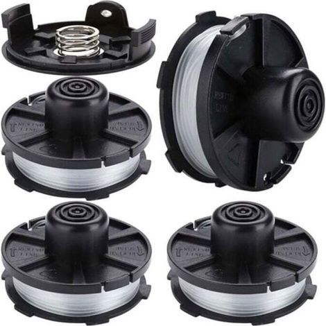 MUFUSHAN bobines de remplacement pour tondeuses à gazon, accessoires pour : DUR181, DUR141, DUR180Z, DUR181Z - (4 pièces bobine + 1 (1/5)