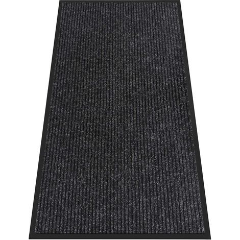 1 Paillasson 60x120cm Antidérapant Absorbant Noir Pour Maison Bureau Commerce (1/5)