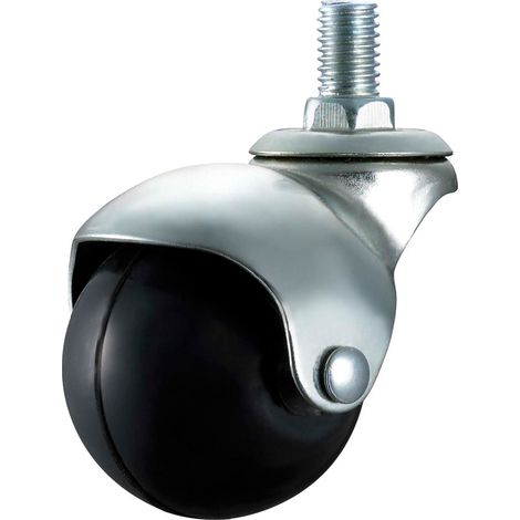 RUOTA PER MOBILI ø 40 - perno mm 8 x 10 - capacità kg 25 - pz 2.