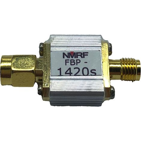 1420MHz SAW bandpass filter for radio astronomy, 80MHz bandwidth, SMA interface (1/4)