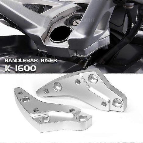Rehausseur de guidon de moto, adaptateur de fixation pour guidon de type drag, compatible avec BMW K 1600 B GT GTL GA Grand America K1600B K1600GT K1600GTL (1/5)
