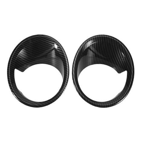 Enjoliveur Fibre de Carbone 2 Pièces pour Feux Antibrouillard Avant BMW X5 F15 2014-2018, Garniture Décorative (1/5)