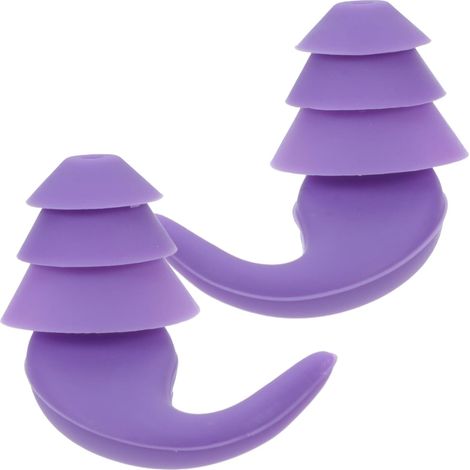 Bouchons D'oreilles en Silicone Anti-bruit pour Dormir et Avion, Protection Auditive Confortable et Sonore pour Étude et Sommeil (1/5)