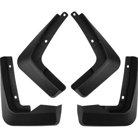 Mud flaps/spoilers, compatible with the standard Audi A6 C8 models (2019–2025). (Can also be adapted for the standard Audi A6L version (2019–2025).)--DTEKGAZ