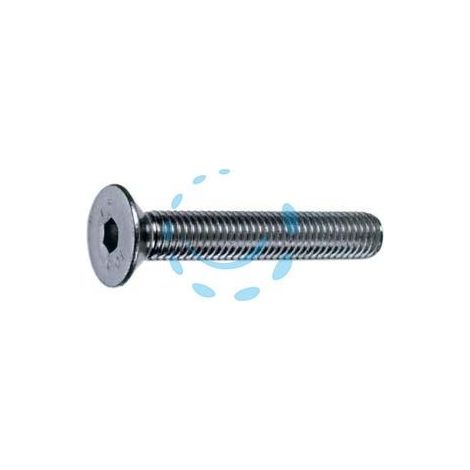 VITI PER METALLO 10.9 TESTA SVASATA PIANA CAVA ESAGONALE - ø mm.10x40