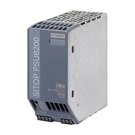 Alimentation pour rail DIN Siemens, série SITOP PSU8200, 24V c.c. 10A, 120 230V c.a., 240W ( Prix pour 1 ) (1/3)