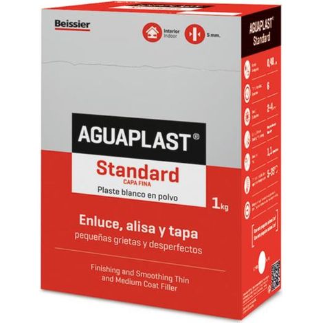 Masilla en polvo Aguaplast Standard 1 kg -