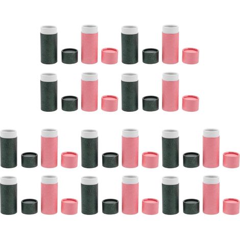 Lot De 20 Tubes D'Emballage Pour Cosmétiques Petits Tubes Ronds En Papier Kraft Contenants En Carton Pour L'Artisanat Pots Ronds En Carton Pour Cosmétiques Petits (1/5)