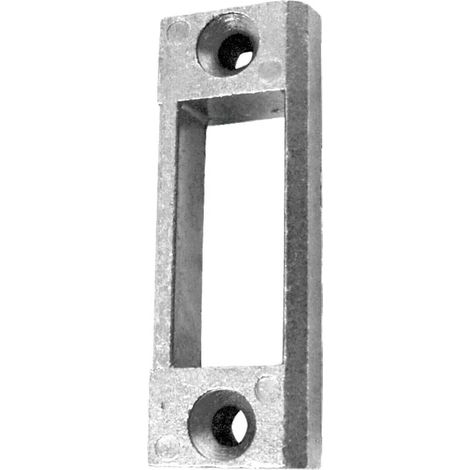 FERCO Gâche pour pêne 1/2 tour PVC/alu - Gorge 14/18 - axe à 9 mm - E-11807-14-0-1