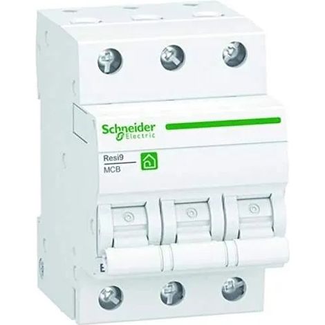 Interruttore Schneider Electric resi9 3 poli 16A 10kA