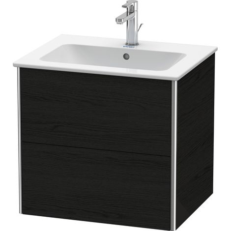 Duravit XSquare Meuble sous-lavabo suspendu, 2 tiroirs,