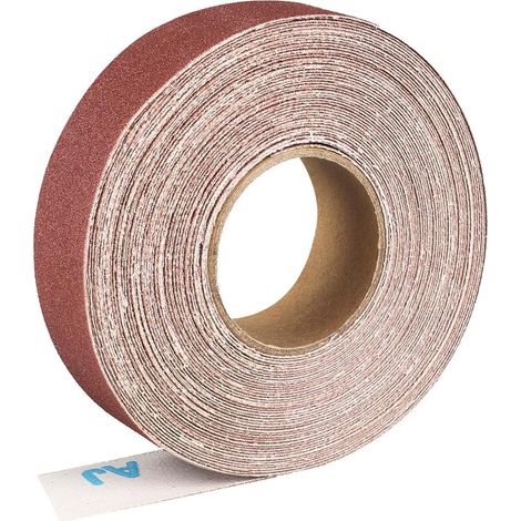 Schleifpapierrolle 2,5 cm x 25 m Körnung 150 Aluminiumoxid für Holz (1/5)