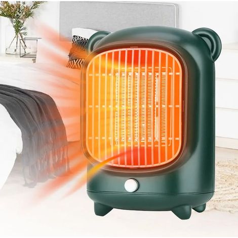 Mini radiateur électrique portable, chauffage d'appoint bureau maison, ventilateur chaud/froid pour hiver (1/5)