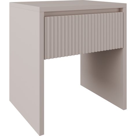 Selsey Vemmi – Nachttisch 1-Schublade, Kaschmir, 45 cm