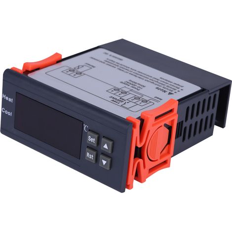 Thermostat numérique de contrôle de température AC 110V-220V, modes chauffage et refroidissement (1/5)