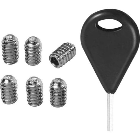 Clé À Douille Pour Ailerons De Planche De Surf - Acier Inoxydable - Compatible FCS - Longueur 53 Mm - 1 Pièce Clé + 6 Vis (1/5)