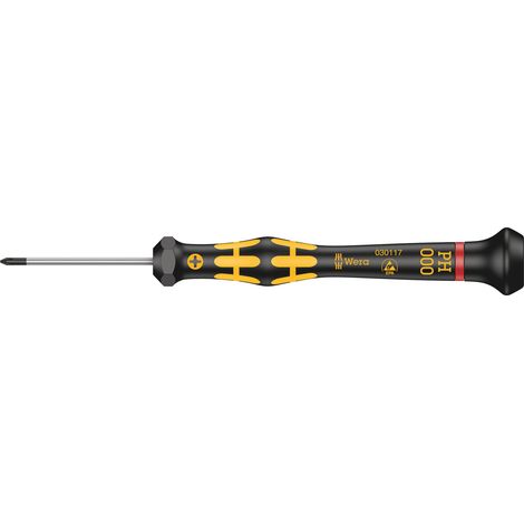 WERA 05030117001 1550 KRAFTFORM MICRO DESTORNILLADOR, AMARILLO, PH 000 X 40 MM (1/5)