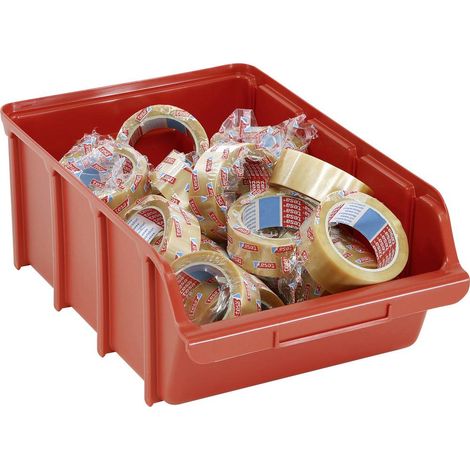 raaco 106733 Cassetta impilabile da magazzino Rosso 1 pz.