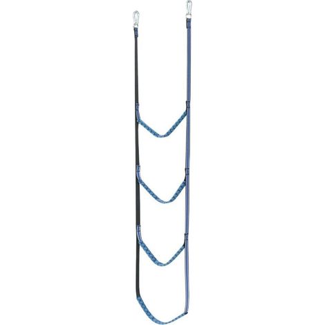 échelle d'embarquement spéciale pour bateaux pneumatiques, échelle d'accès simple pour bateaux de loisirs nautiques pneumatiques, échelle de corde latérale, échelle verte fluorescente à 3 niveaux (1/3)