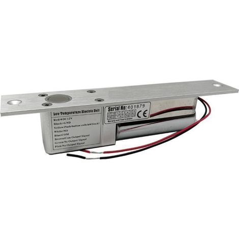 Serrure électrique temporisée à pêne piston à rupture SBT100T (NC)