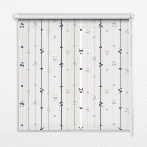 Tenda a Rullo Interna per Finestra - Tenda Filtrante Luce - Tenda Privacy - Tenda Decorativa Rettangolare - Rullo per Interni - (130 cm x 140 cm) - Scatti (1/5)