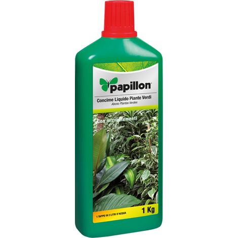 CONCIME liquido PER piante verdi 1 KG FIORI ARBUSTI CONCIMI-PAPILLON