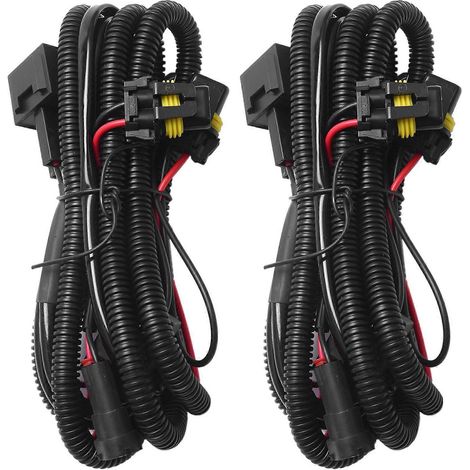 piezas de arnés de relé para faros antiniebla de coche H11 880, cable adaptador de relé de 40 A, conector para faros antiniebla LED y halógenos.