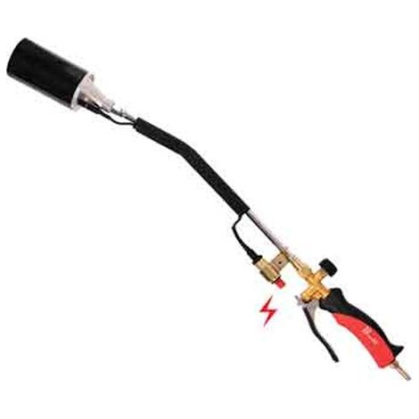 CANNELLO DA RISCALDO C/LEVA ACCENSIONE PIEZO 'P03' 70 cm - Bruciatore Ø 60 mm