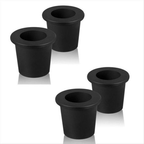 Anneau De Trou De Parasol - Cône Stabilisateur En Silicone Pour Table De Patio - Adapté Trou 50 À 63 mm - Lot De 4 Pièces (1/5)