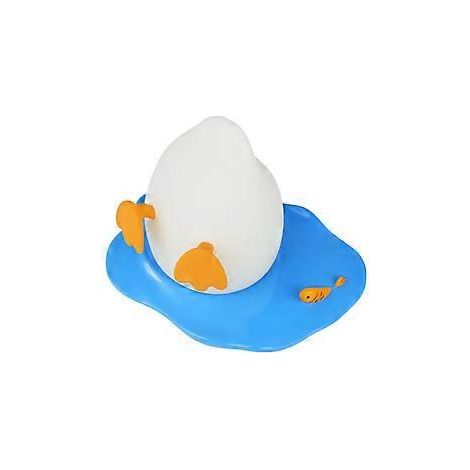 Veilleuse Canard Mignon avec Support pour Téléphone, Lampe de Lit Rechargeable en Silicone (C) (1/5)