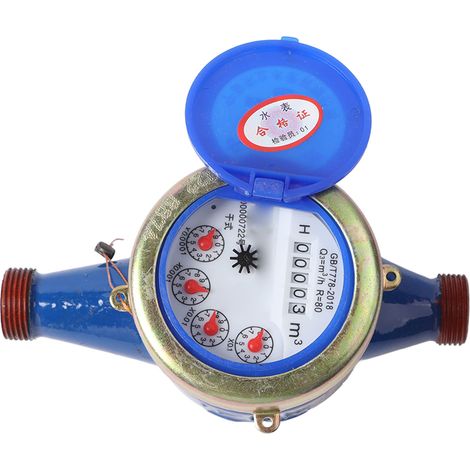 Compteur d'eau sec à transmission magnétique DN15 froid, surveillance à distance du débit, compteur sec sans fil. (1/5)