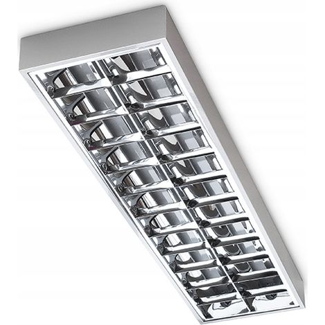 iLuve Stella 236 NT Tube à persiennes Luminaire NT 2X 36W G13 T8 1200x300MM 743062