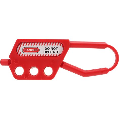 serrure de porte-Serre de sécurité industrielle à 3 trous pour coffre flexible et portable en nylon et acier inoxydable (1/4)