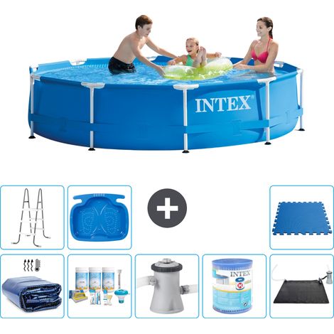 Intex Piscina con struttura Rotonda - 305x76 cm - 7-pezzi S41503