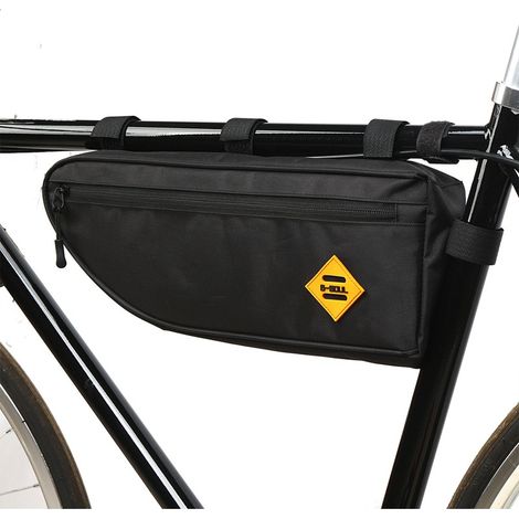 Sac de rangement étanche pour cadre de vélo, sacoche triangulaire pour Tube avant de vtt, pochette d'emballage de vélo (1/5)