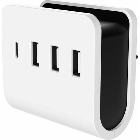 Caricatore da parete - GAO - 4 porte USB (3 USB-A, 1 USB-C), caricamento rapido