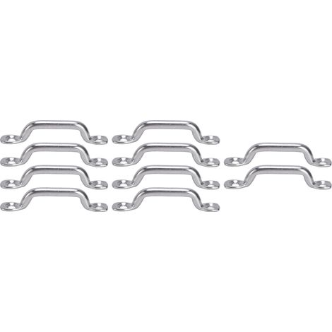 Kit de 10 anneaux d'arrimage en acier inoxydable 316 pour pont de bateau (1/5)